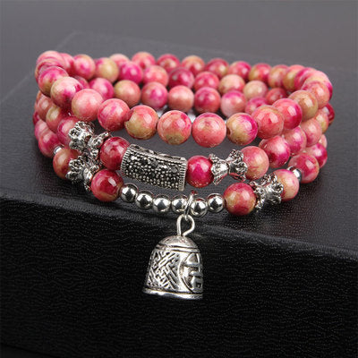 Natural crystal brave multi-layer bracelet