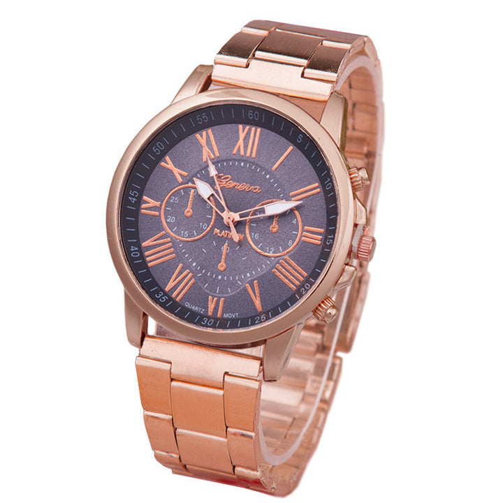 Women's Leisure Alloy Steel Belt Quartz Watch