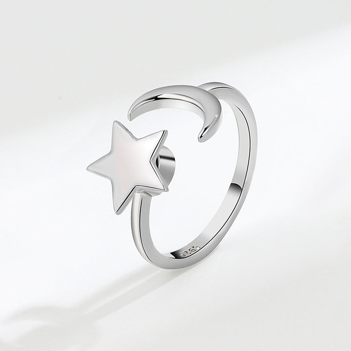 S925 Sterling Silver New Style XINGX Spinning Ring Female