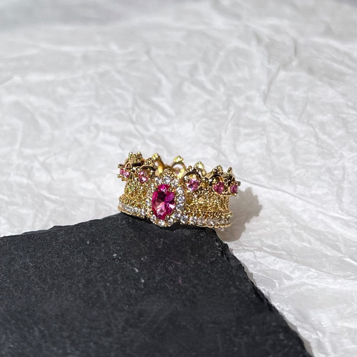 Lace Crown Ring Female Fashion Exquisite