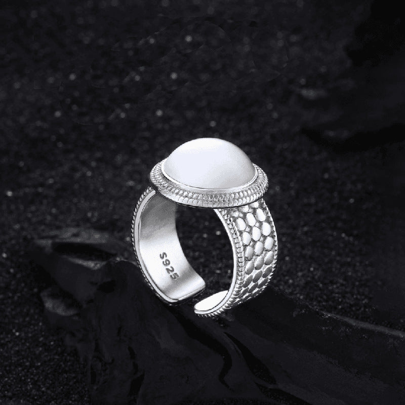 Special-interest Design Zircon Ring Female Stylish Opening