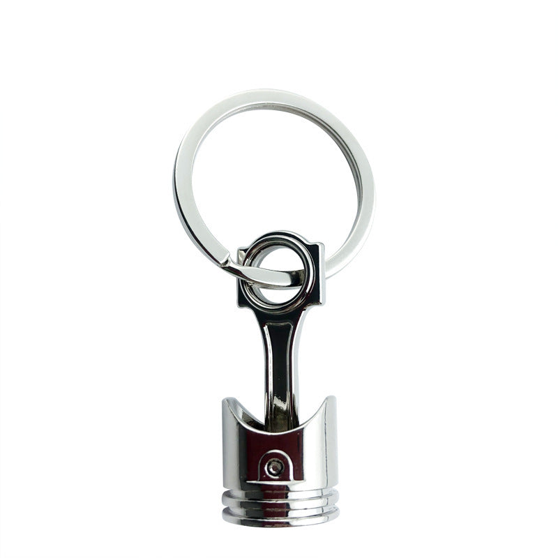 Car Key Ring Metal Engine Piston Creative New Key Chain Modified Personalized Keychain Pendant