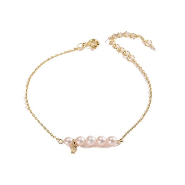 Women's Fashion Ins Style Natural Freshwater Pearl Bracelet