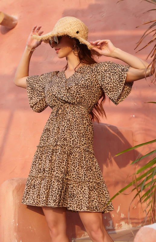 Women’s clothing short sleeve fashion casual dress