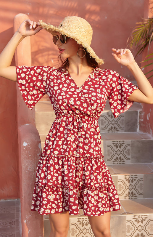 Women’s clothing short sleeve fashion casual dress