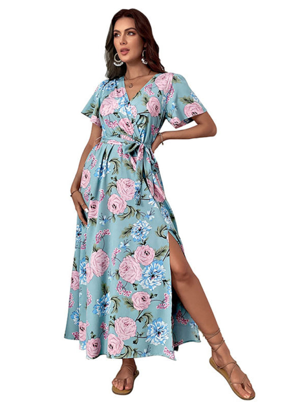 New fashion print women's summer dresses