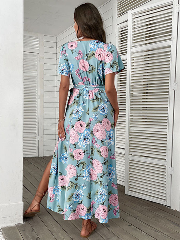 New fashion print women's summer dresses