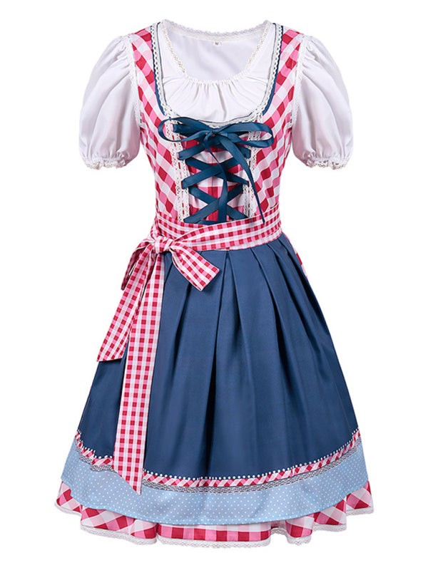 Munich Oktoberfest Bavarian maid outfit German literary retro dress